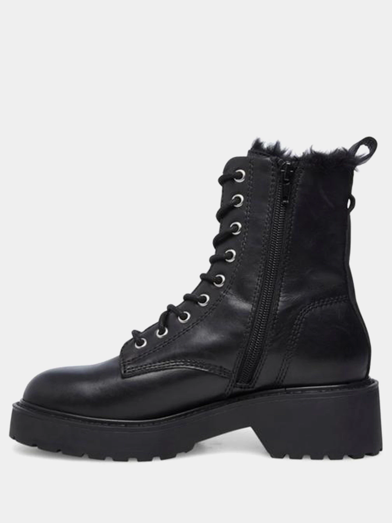 Ботинки и сапоги Steve Madden модель SM11001298 BLACK LEATHER Ботинки и сапоги Steve Madden модель SM11001298 BLACK LEATHER Фото