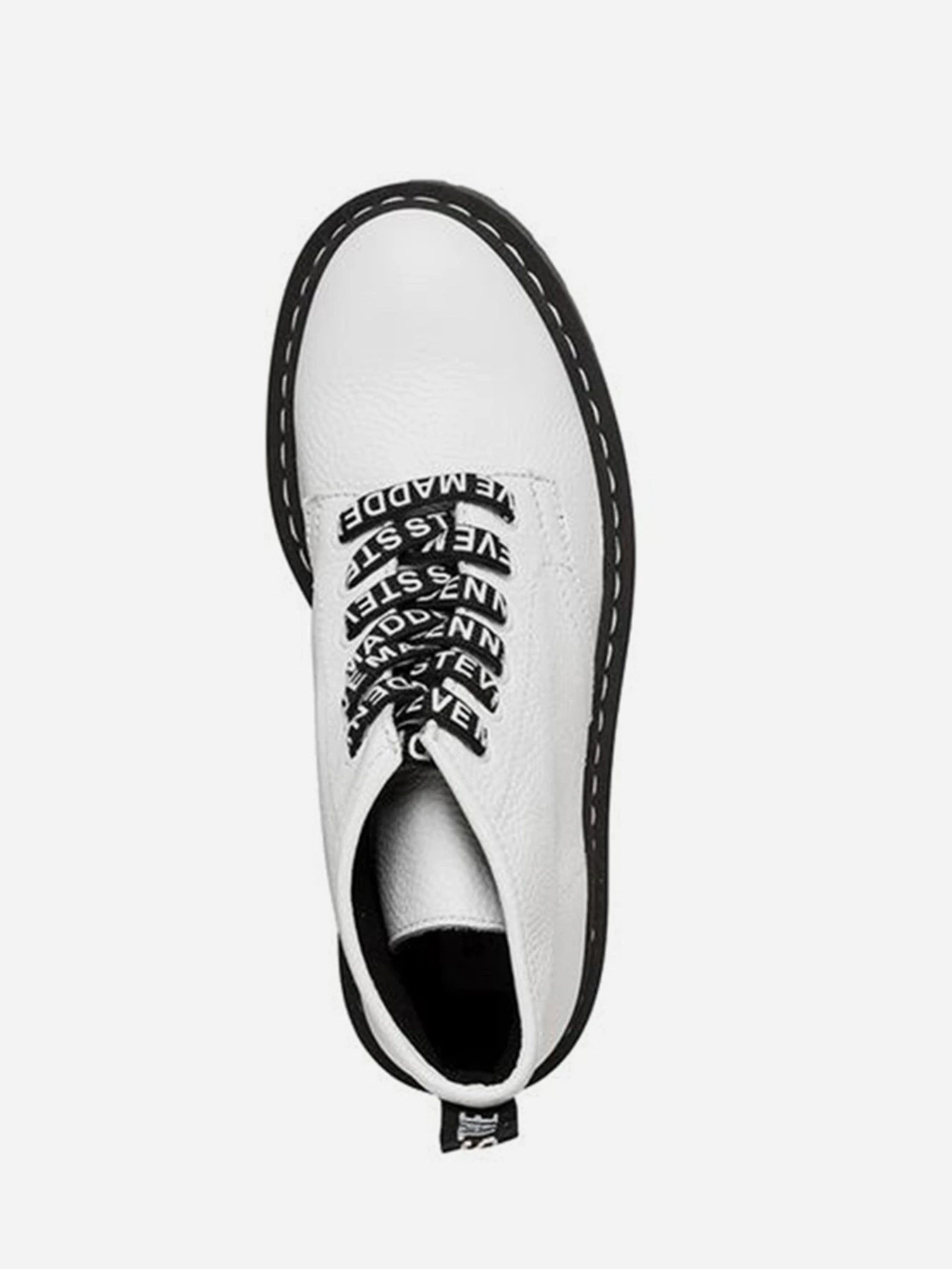 Ботинки и сапоги Steve Madden модель SM11001214 WHITE LEATHER Ботинки и сапоги Steve Madden модель SM11001214 WHITE LEATHER Фото