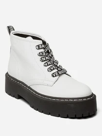 Ботинки и сапоги Steve Madden модель SM11001214 WHITE LEATHER Фото