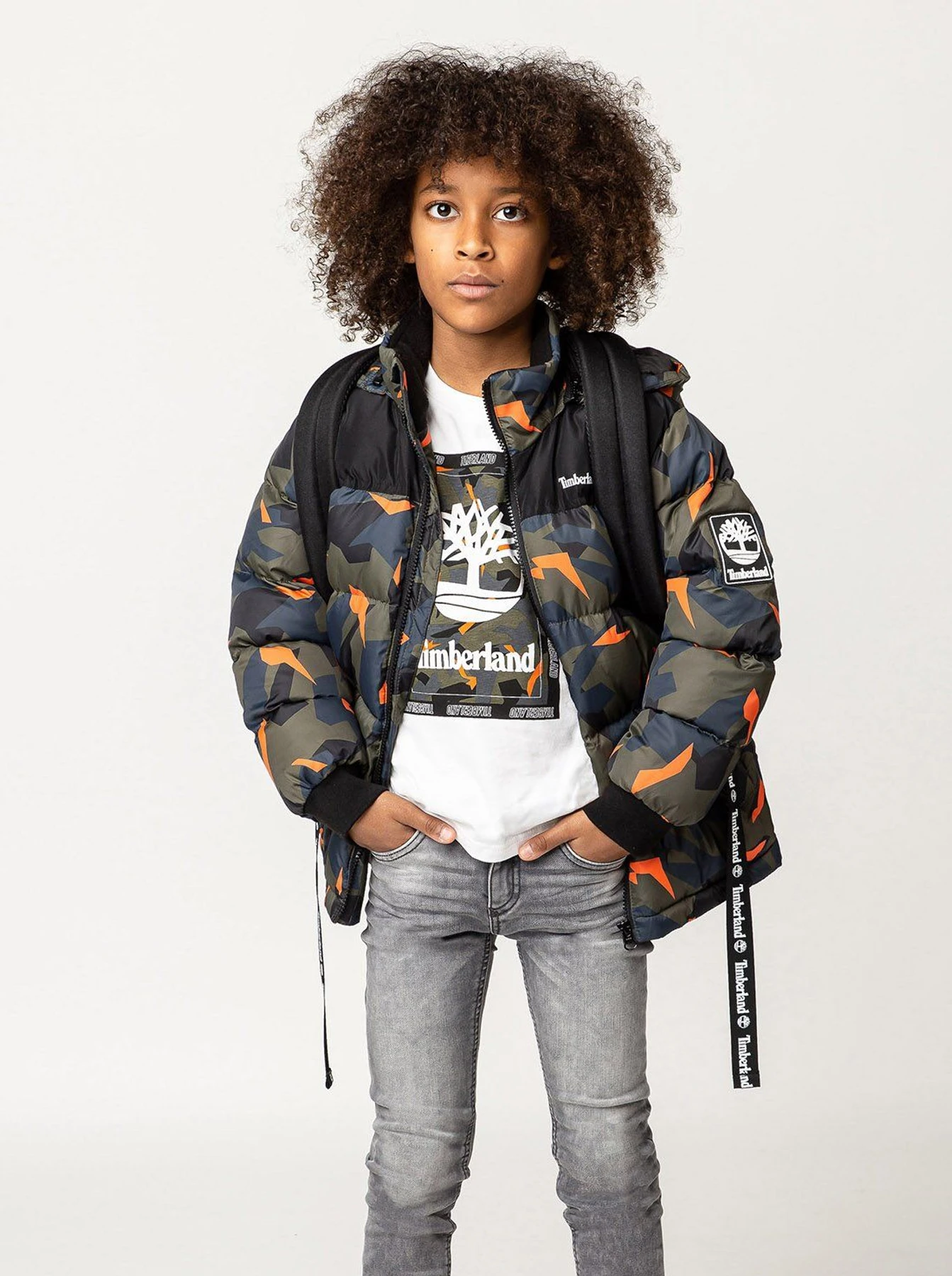 Куртки и дубленки Timberland Kids модель T26519/Z40 Фото