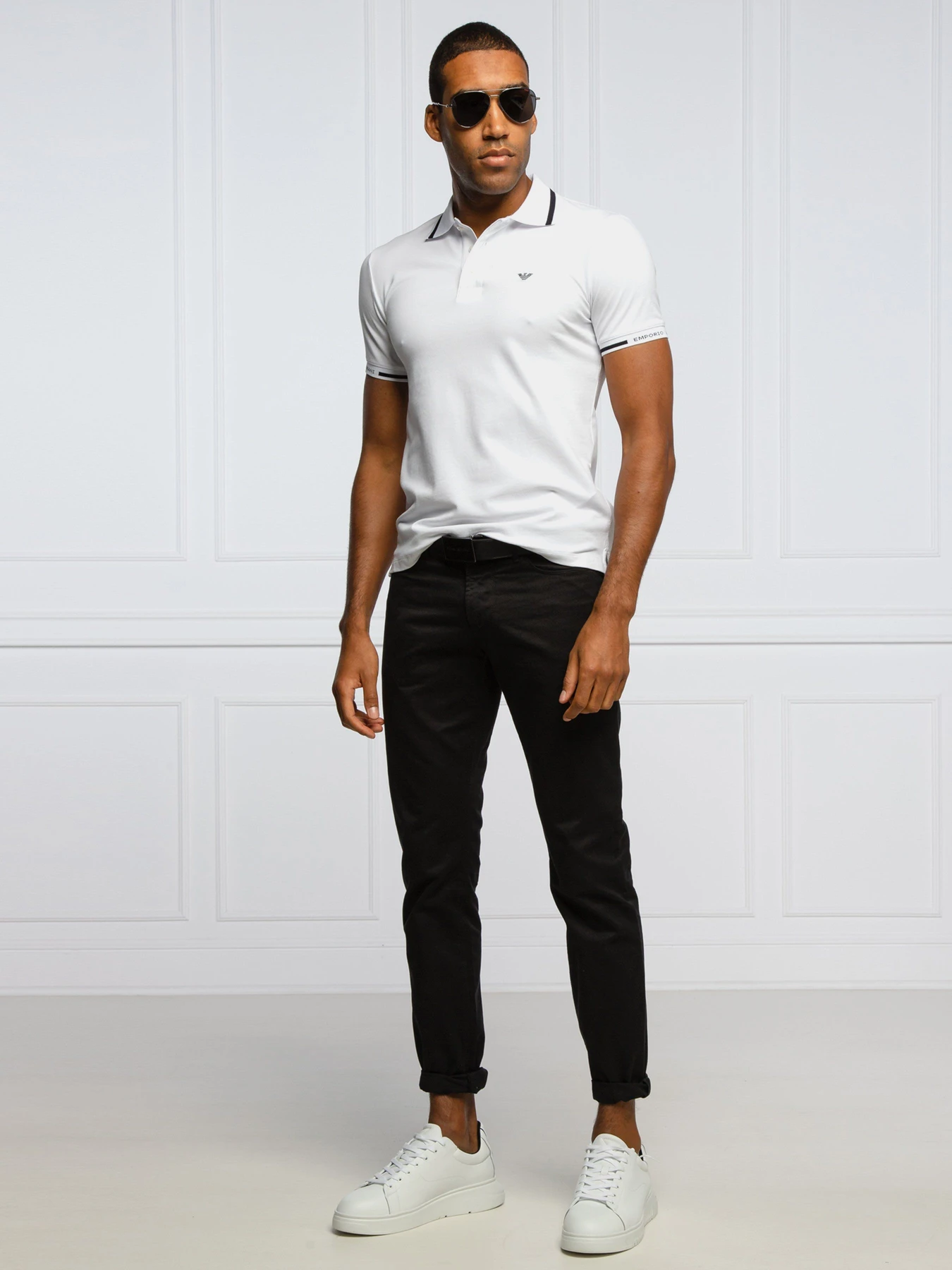 Поло Emporio Armani модель 6H1FF5-1JPTZ-0100 Поло Emporio Armani модель 6H1FF5-1JPTZ-0100 Фото