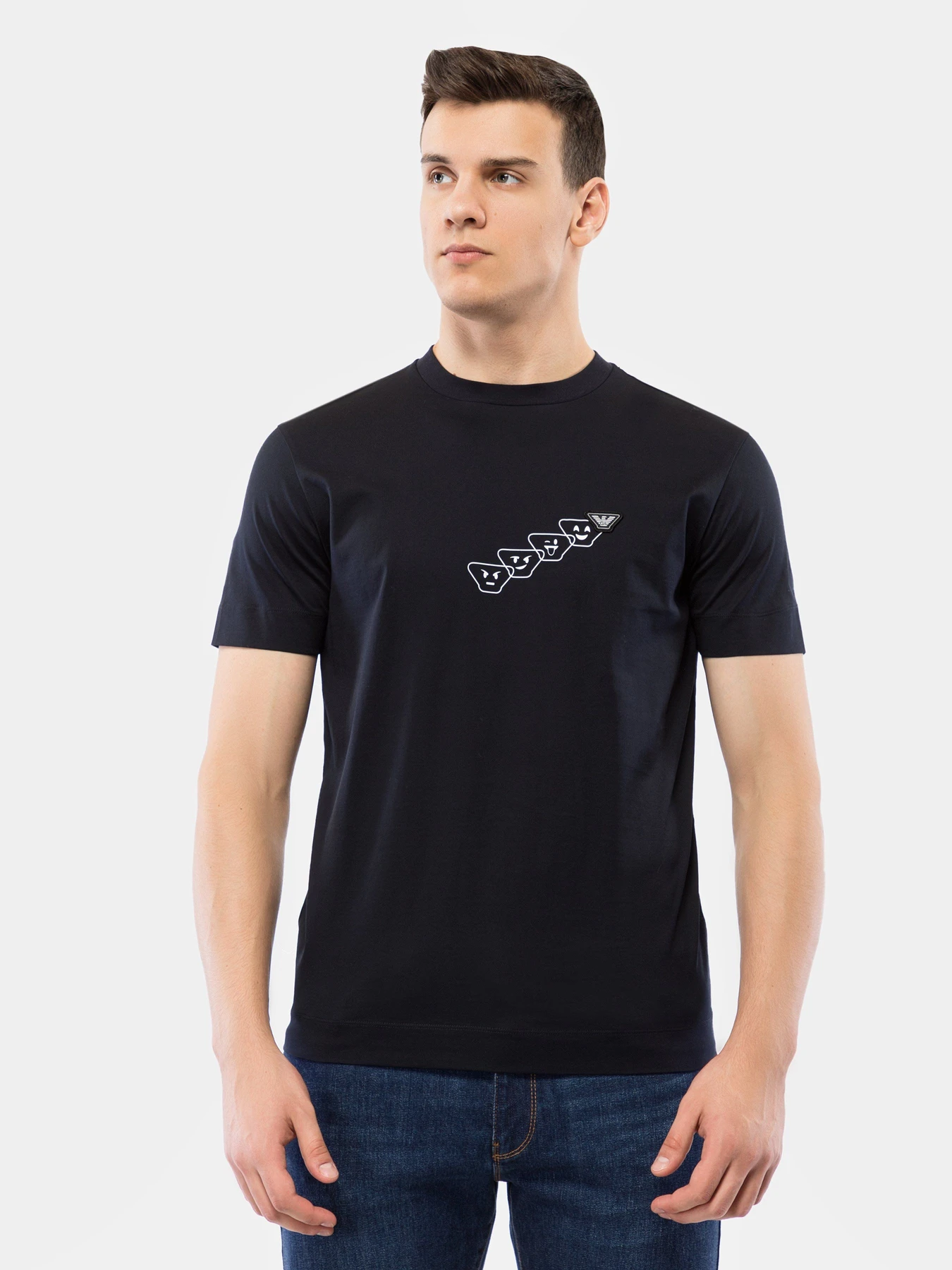 Футболки и поло Emporio Armani модель 6H1T8H-1JTUZ-0920 Футболки и поло Emporio Armani модель 6H1T8H-1JTUZ-0920 Фото
