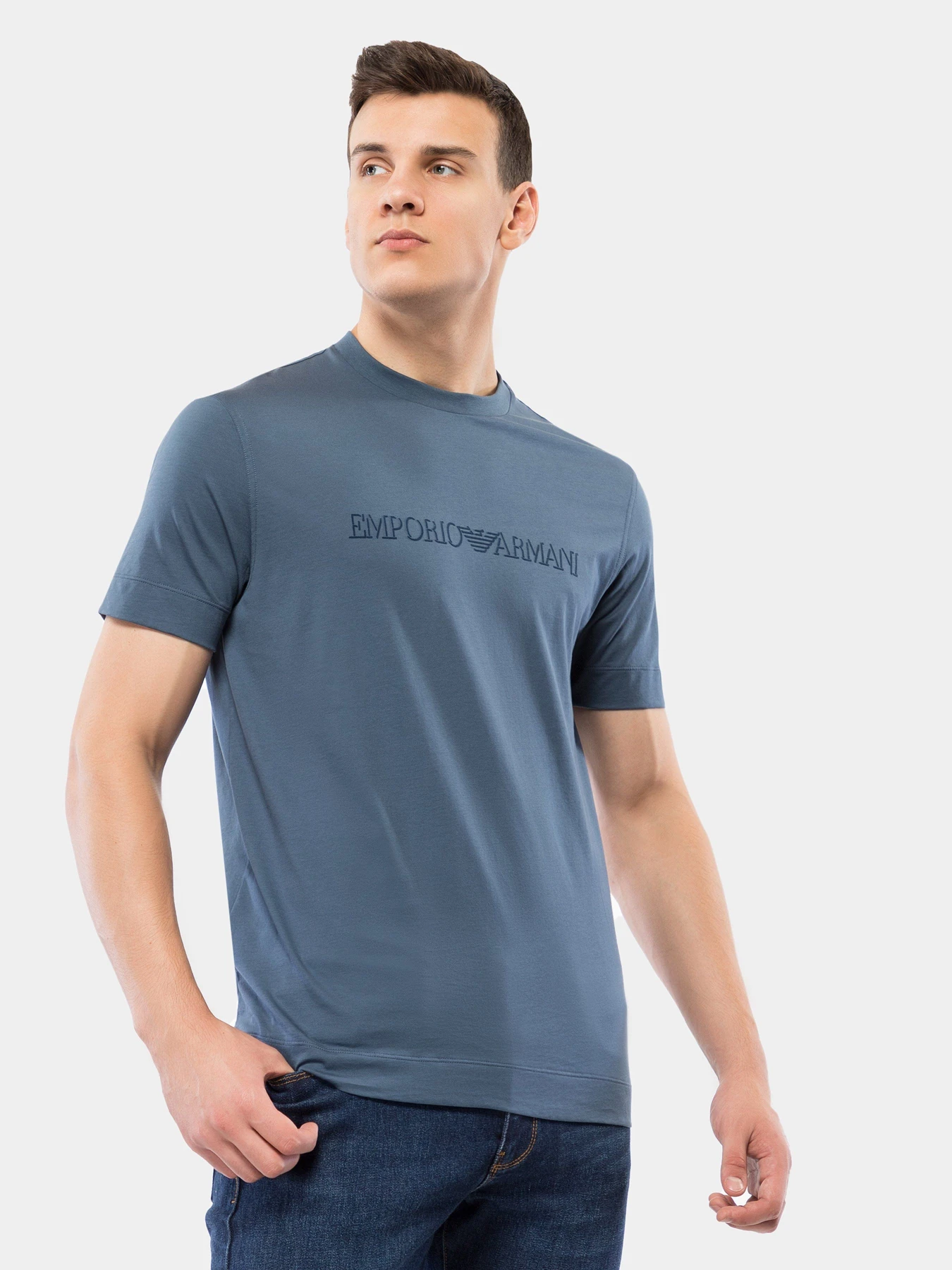 Футболки и поло Emporio Armani модель 6H1TH2-1JDXZ-0743 Футболки и поло Emporio Armani модель 6H1TH2-1JDXZ-0743 Фото