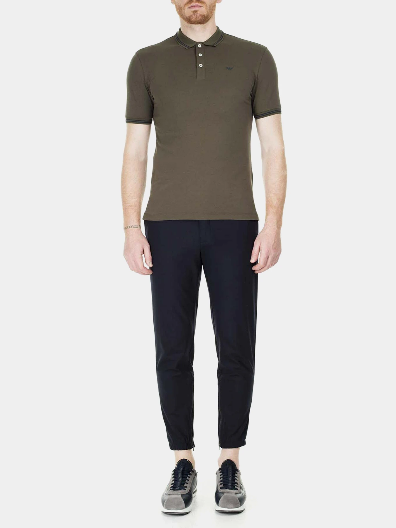 Поло Emporio Armani модель 8N1F30-1JPTZ-0582 Поло Emporio Armani модель 8N1F30-1JPTZ-0582 Фото