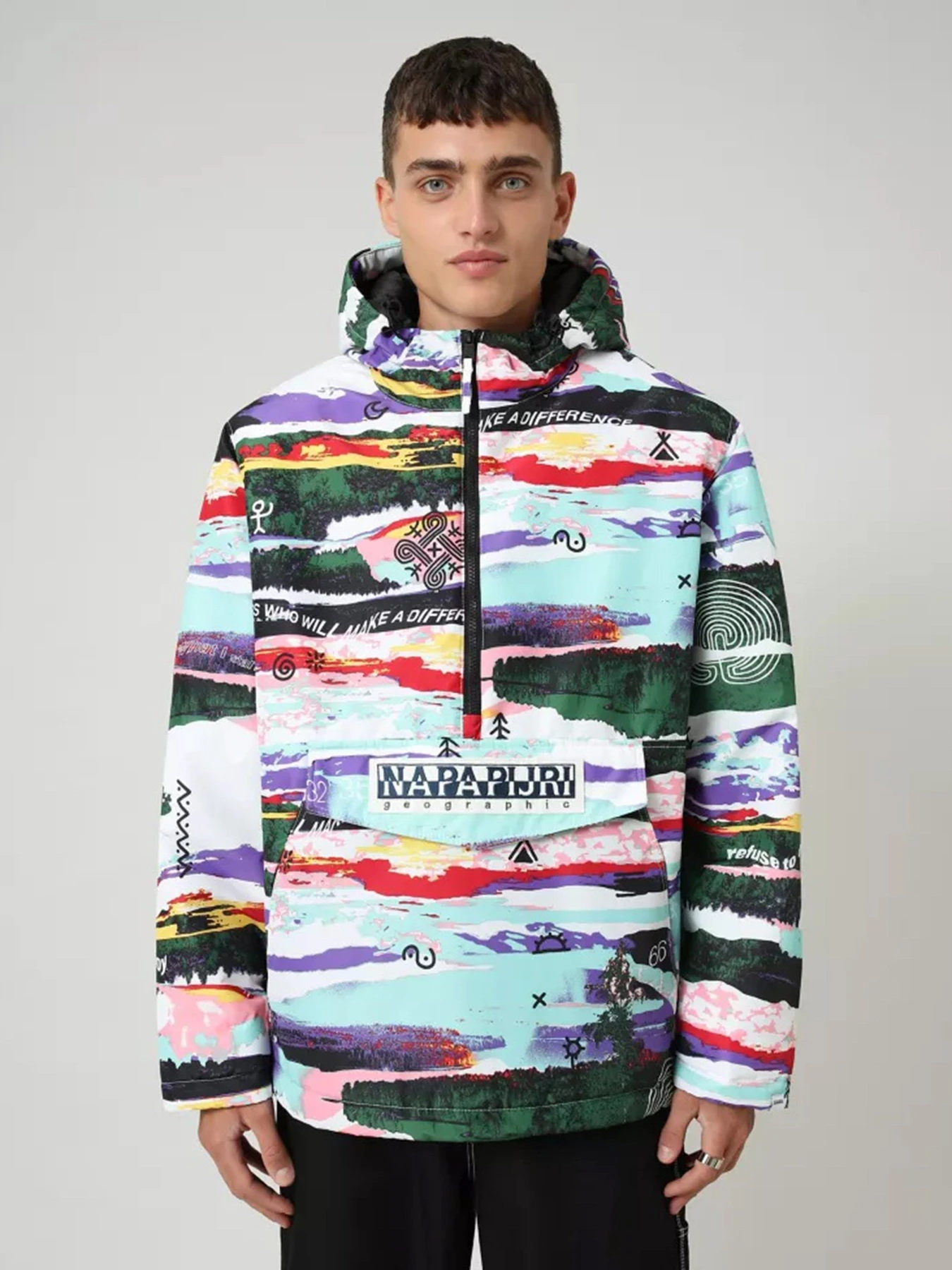 Куртки и дубленки Napapijri Anorak Revontulet модель NP0A4EIOF1M1 Фото