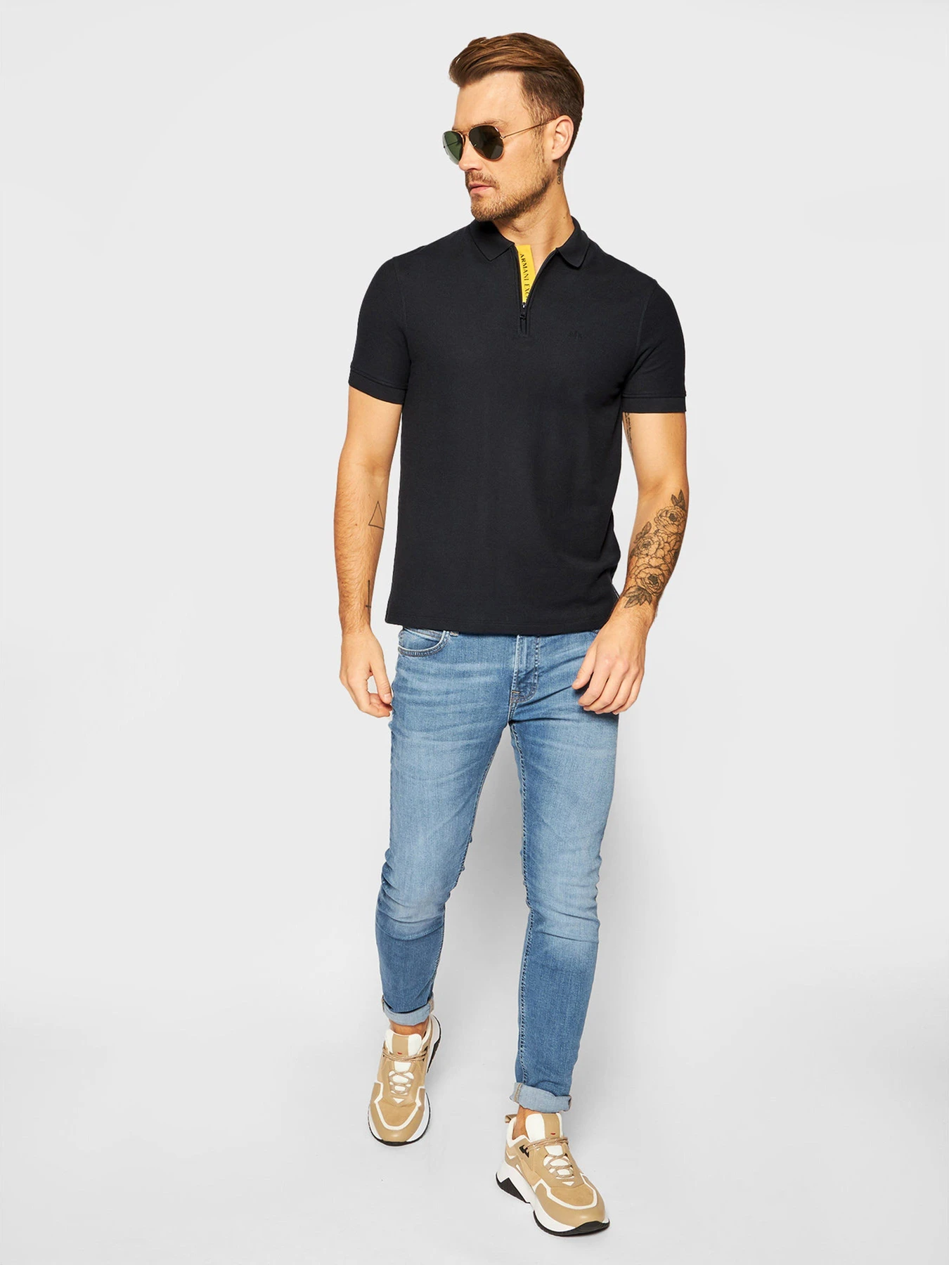Поло Armani Exchange модель 6HZFAC-ZJLEZ-1200 Поло Armani Exchange модель 6HZFAC-ZJLEZ-1200 Фото