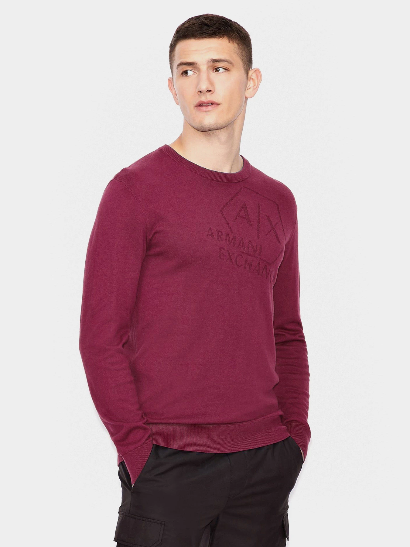 Свитры и кардиганы Armani Exchange модель 6HZM1A-ZML5Z-1306 Свитры и кардиганы Armani Exchange модель 6HZM1A-ZML5Z-1306 Фото
