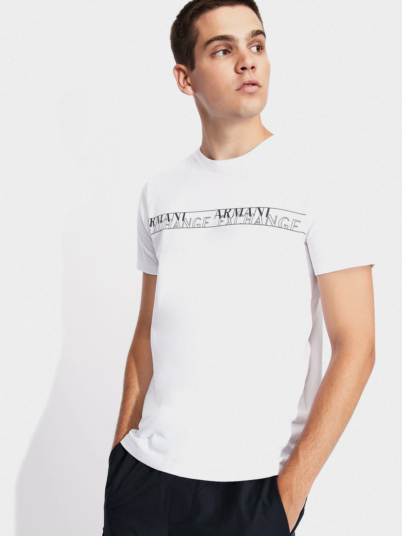 Футболки і поло Armani Exchange модель 6HZTFC-ZJBVZ-1100 Футболки і поло Armani Exchange модель 6HZTFC-ZJBVZ-1100 Фото