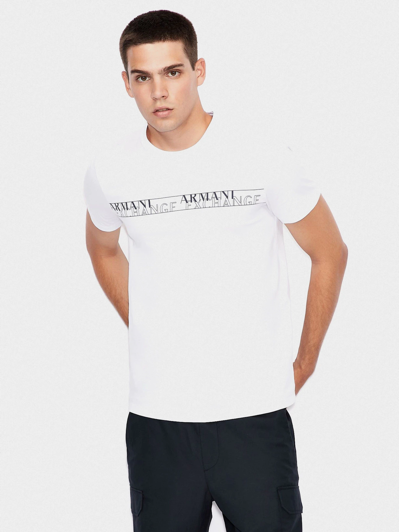 Футболки і поло Armani Exchange модель 6HZTFC-ZJBVZ-1100 Футболки і поло Armani Exchange модель 6HZTFC-ZJBVZ-1100 Фото