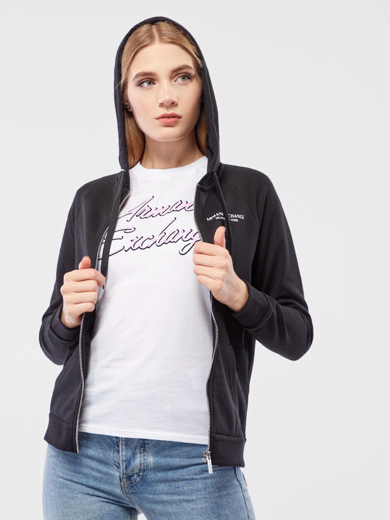 Худи и свитшоты Armani Exchange модель 8NYM28-YJE5Z-1200 Худи и свитшоты Armani Exchange модель 8NYM28-YJE5Z-1200 Фото