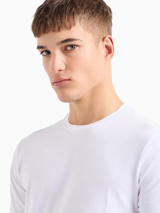 Бавовняна Чоловіча Футболка Armani Exchange фото 3
