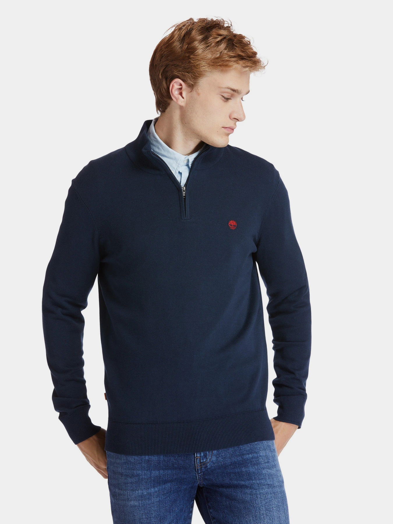 Худі та світшоти Timberland Williams River Zip-neck модель TB0A2BMX433 Фото