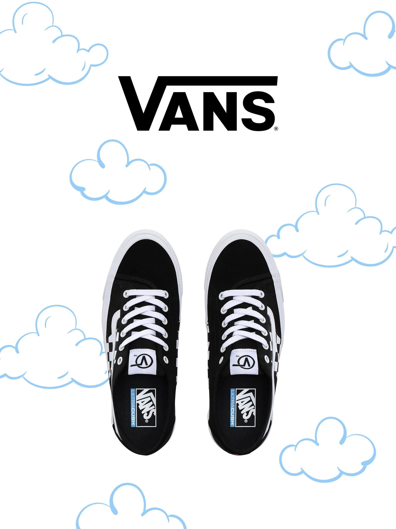 Слипоны и мокасины Vans Check Bess Ni модель VN0A4BTHT7Z1 Фото