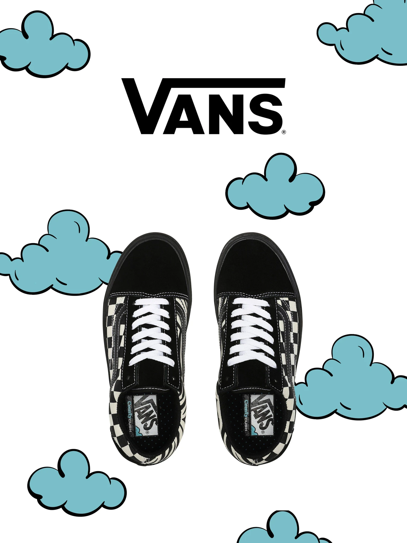 Кеды Vans Comfycush Old Skool модель VN0A3WMA17Q1 Кеды Vans Comfycush Old Skool модель VN0A3WMA17Q1 Фото