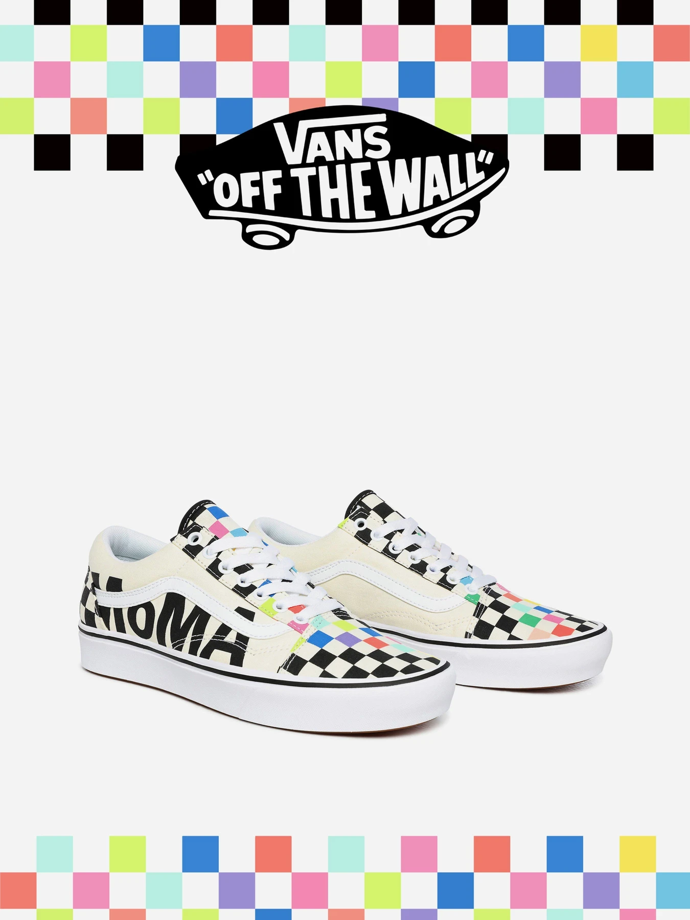 Кеды Vans Vans x MoMA ComfyCush Old Skool  модель VN0A3WMA1PJ1 Фото