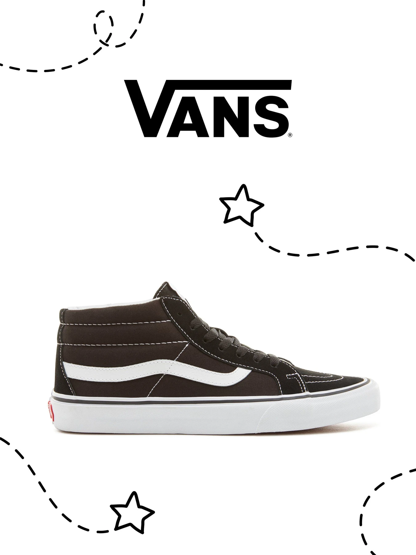 Кеди Vans SK8-Mid Reissue модель VN0A391F6BT1 Фото