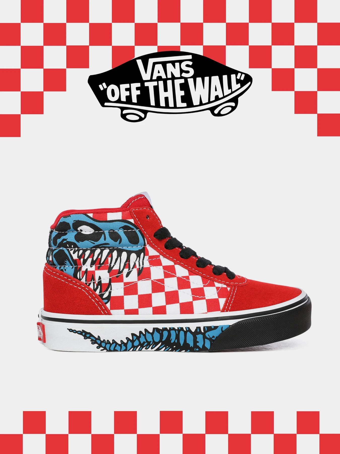 Кеди Vans Ward Hi DINO BONEZ модель VN0A38JA16S1 Фото