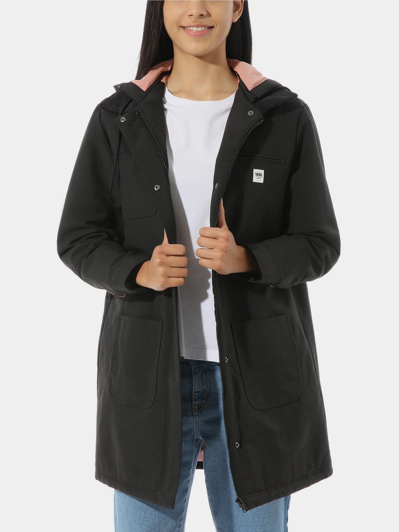 Куртки та дублянки Vans Drill Long Chore Coat MTE модель VN0A4SCVBLK1 Фото