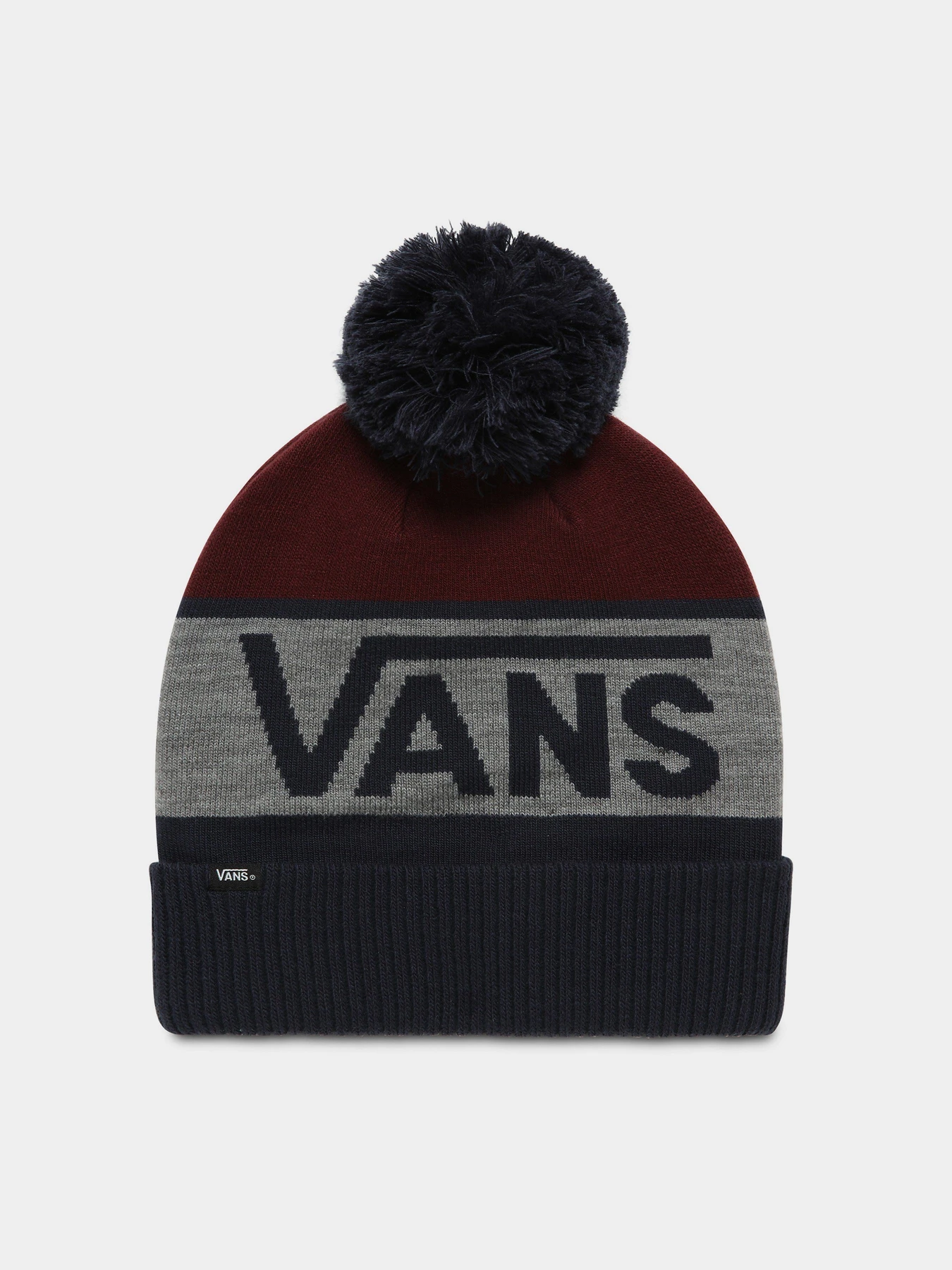 Шапки и кепки Vans STRIPE POM BEANIE модель VN0A4SFOKF11 Фото