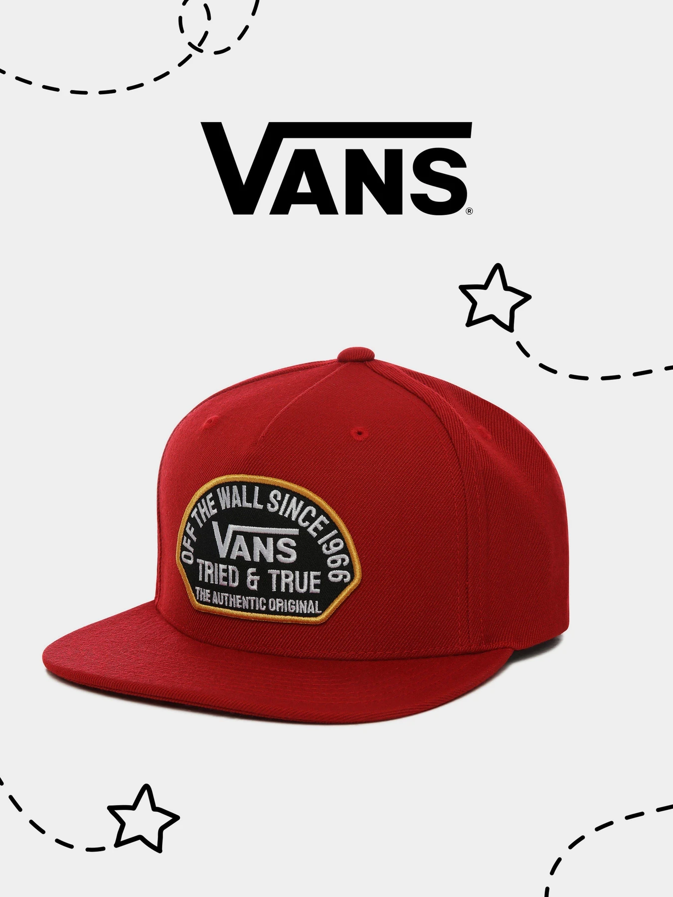 Шапки та кепки Vans AUTHENTIC OG SNAPBACK модель VN0A4TPU14A1 Фото