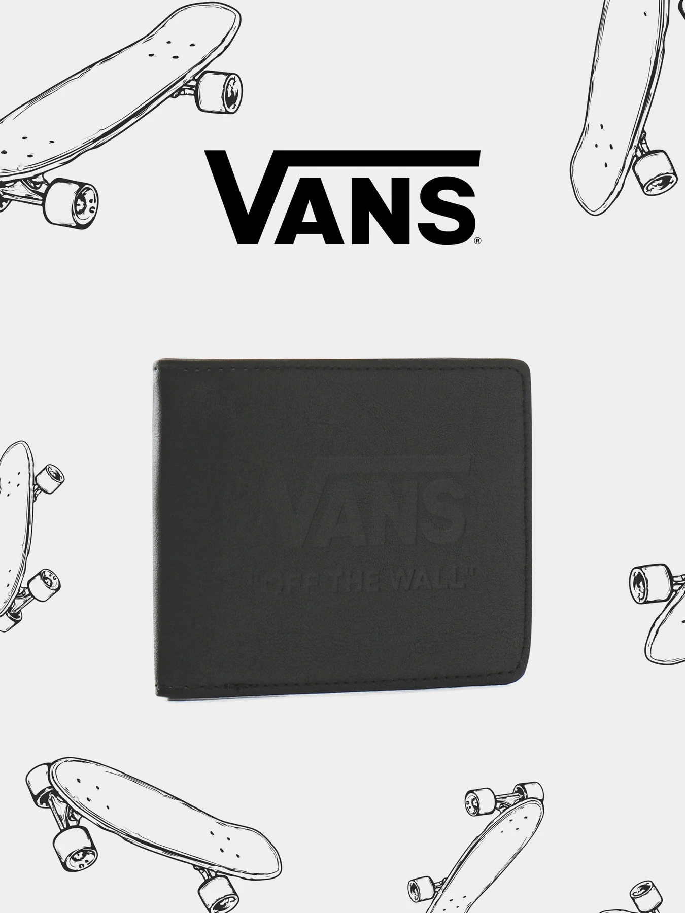 Гаманці Vans LOGO WALLET модель VN0A3IHEBLK1 Фото