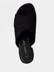 Шлёпанцы Marco Tozzi модель 2-2-27227-26 098 BLACK COMB Фото