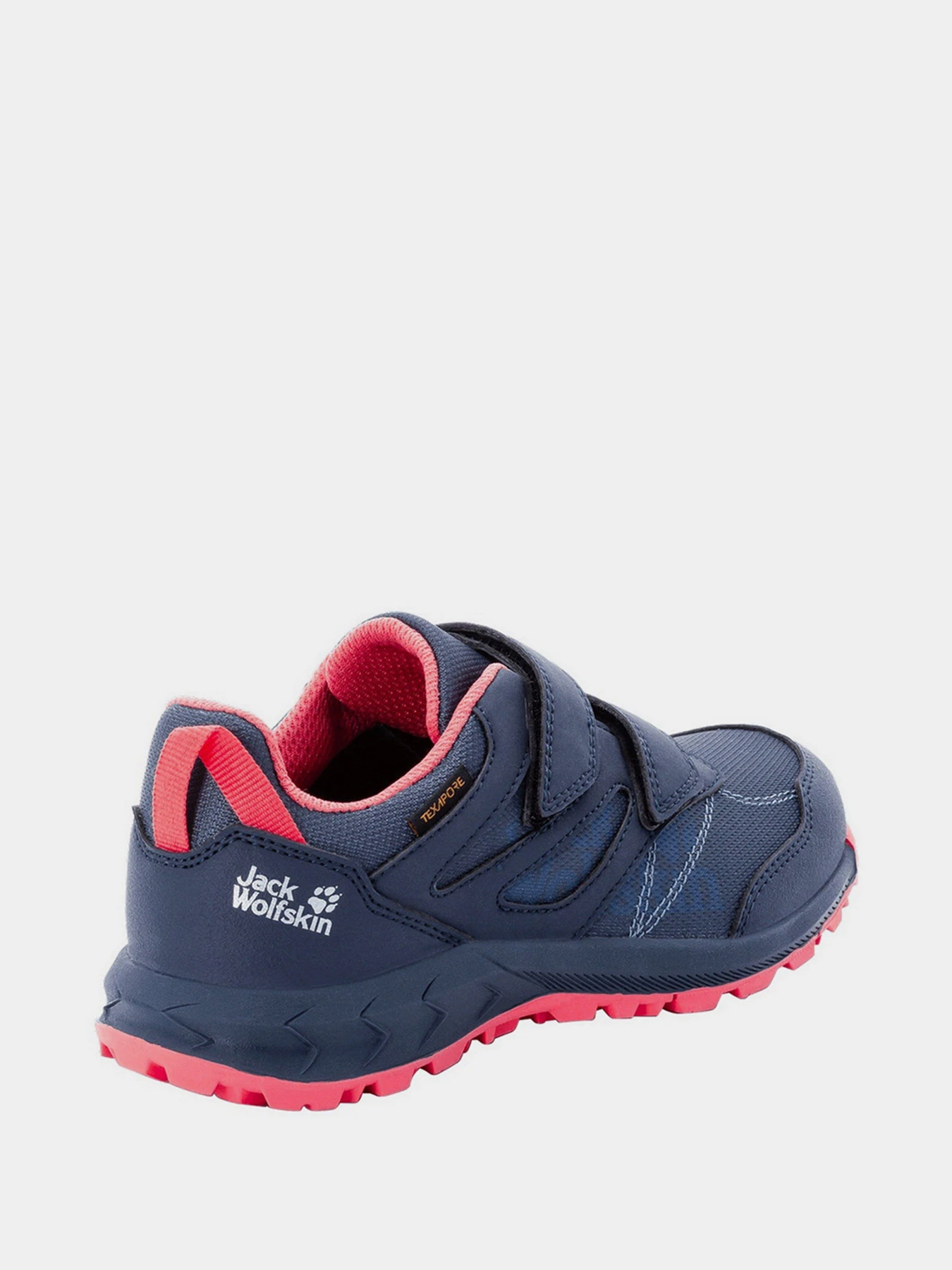 Кроссовки Jack Wolfskin Woodland Texapore Low модель 4046351-1186 Темно-Синій, Рожевий Кроссовки Jack Wolfskin Woodland Texapore Low модель 4046351-1186 Темно-Синій, Рожевий Фото