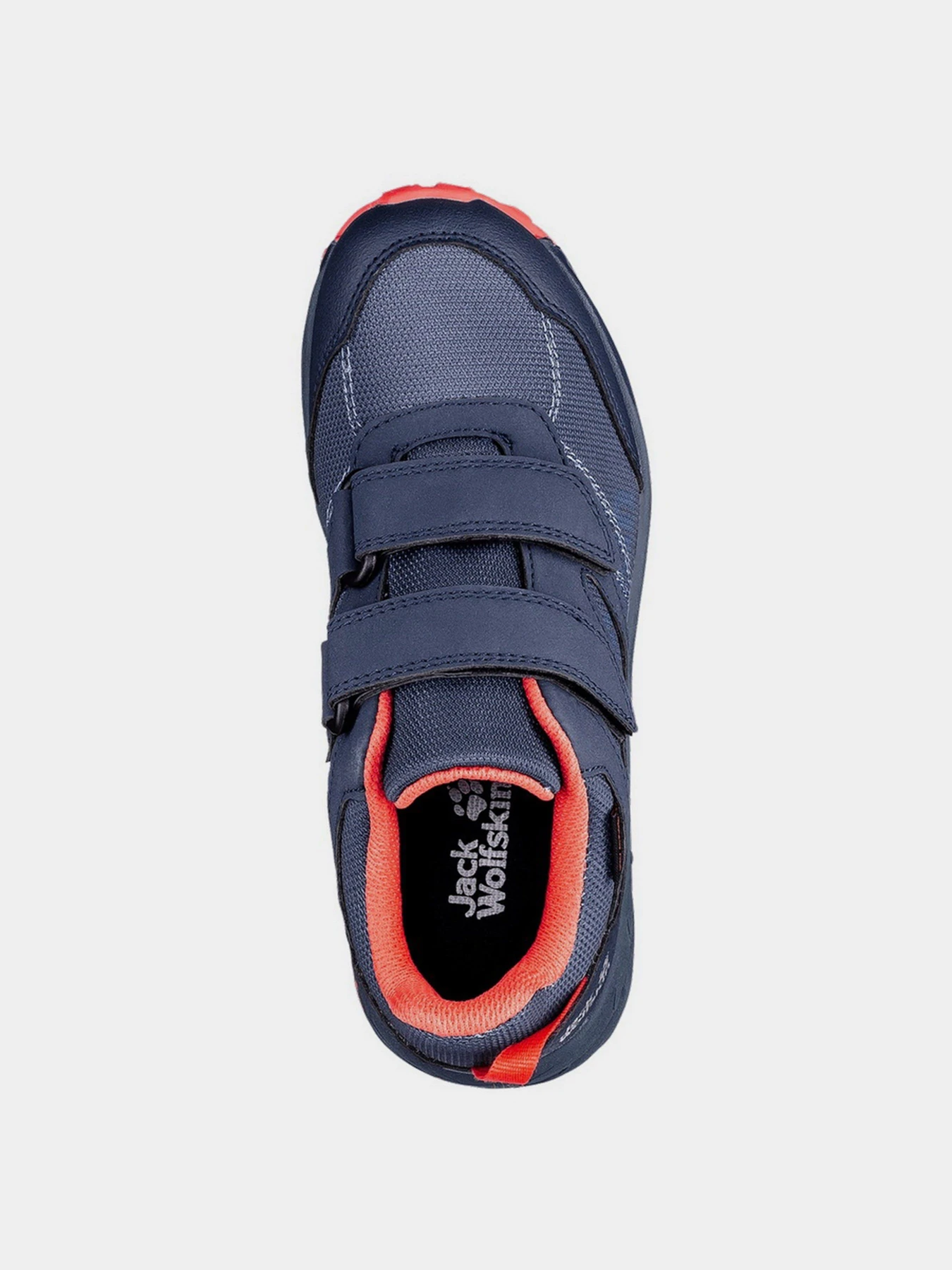 Кроссовки Jack Wolfskin Woodland Texapore Low модель 4046351-1186 Темно-Синій, Рожевий Кроссовки Jack Wolfskin Woodland Texapore Low модель 4046351-1186 Темно-Синій, Рожевий Фото