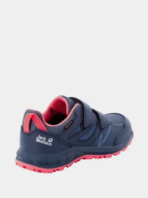 Кроссовки Jack Wolfskin Woodland Texapore Low модель 4046351-1186 Темно-Синій, Рожевий Фото