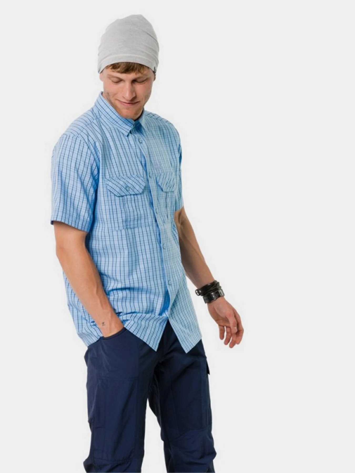 Сорочки Jack Wolfskin Thompson Shirt модель 1401042-7817 Фото
