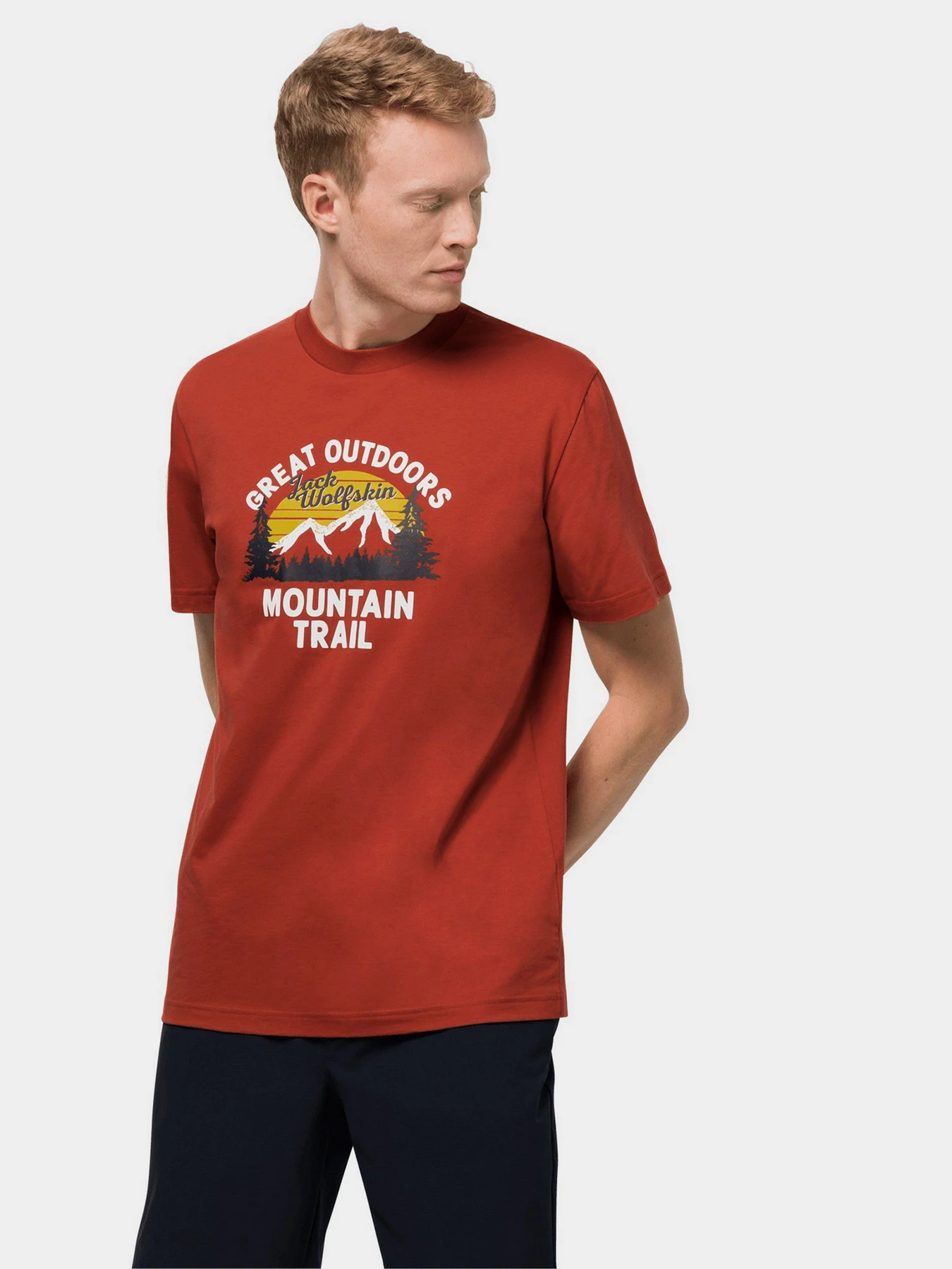 Футболки і поло Jack Wolfskin Mountain Trail модель 1808401_3740 Фото
