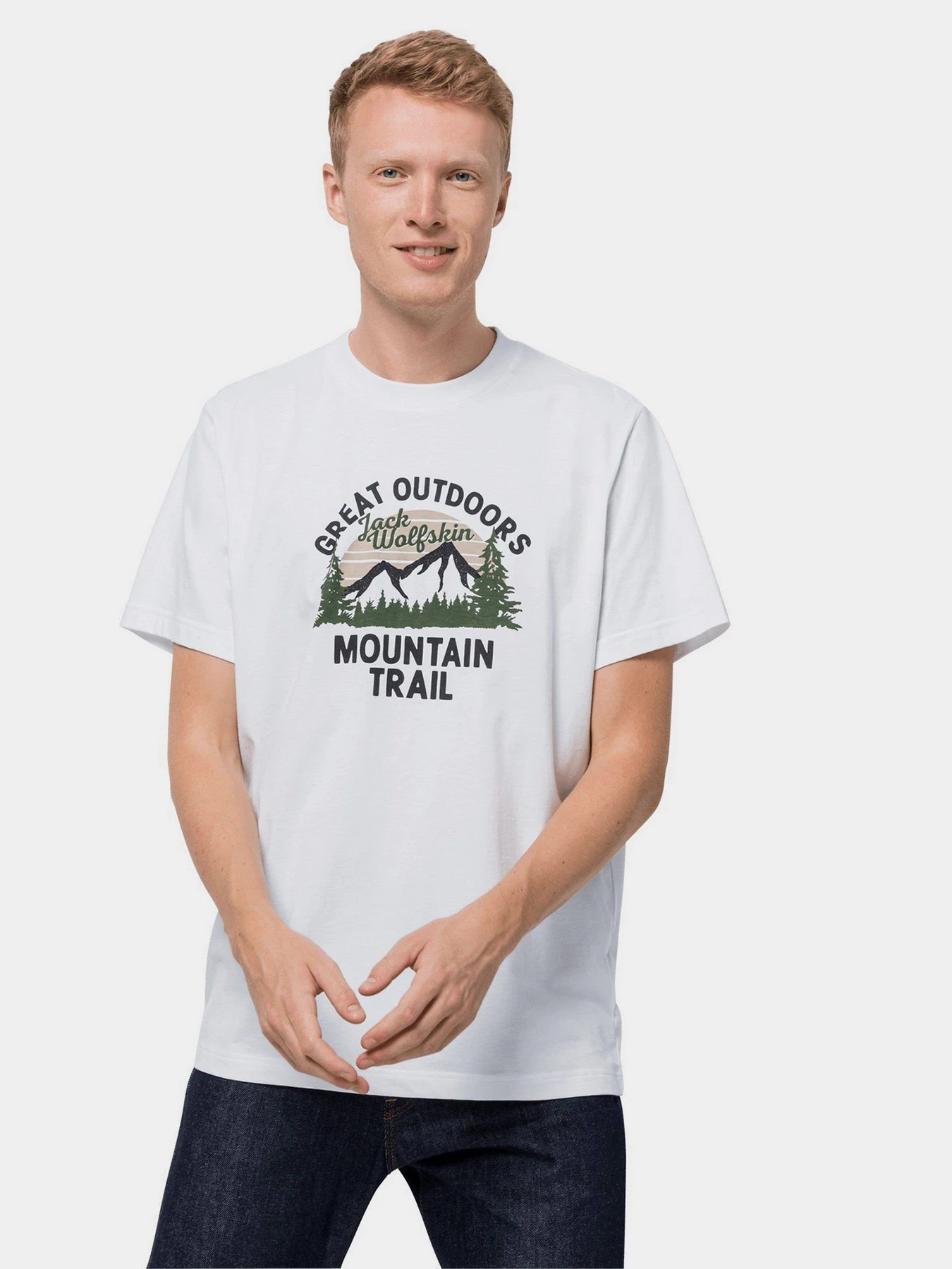 Футболки і поло Jack Wolfskin Mountain Trail модель 1808401_5018 Фото