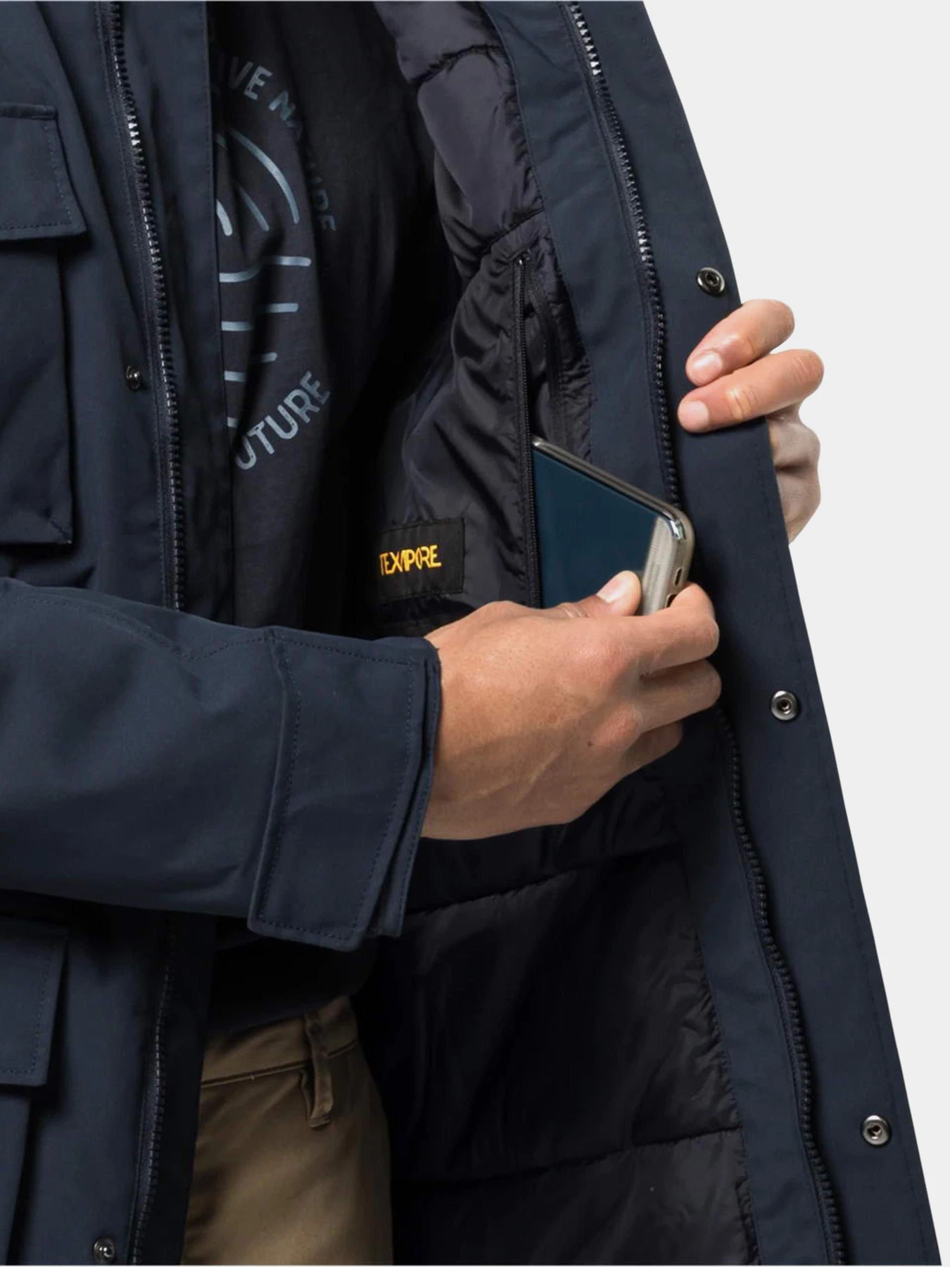 Куртки та дублянки Jack Wolfskin Glacier Canyon модель 1107674_1010 Куртки та дублянки Jack Wolfskin Glacier Canyon модель 1107674_1010 Фото