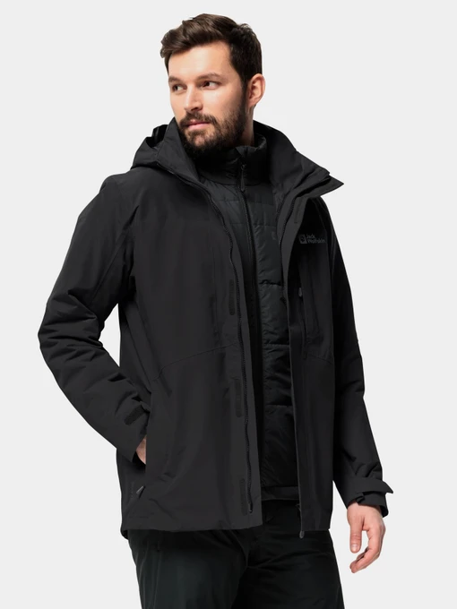Куртки и дубленки Jack Wolfskin Romberg 3In1 Jkt модель 1115251_6000 Фото