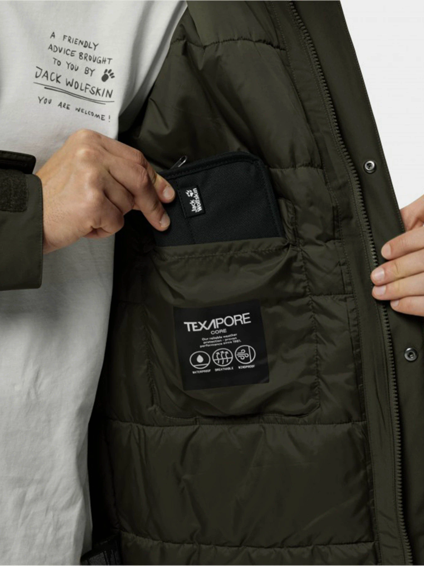 Куртки и дубленки Jack Wolfskin Winterlager Parka Winter jacket модель 1115471_4341 Фото