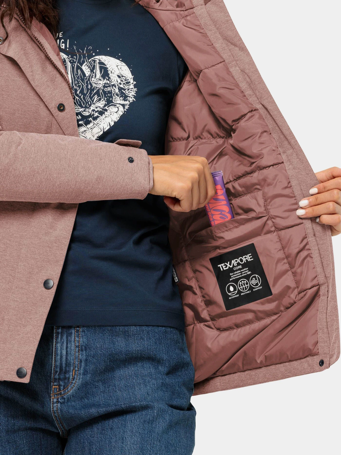Куртки и дубленки Jack Wolfskin Snowy Park Jkt модель 1116051_3068 Фото