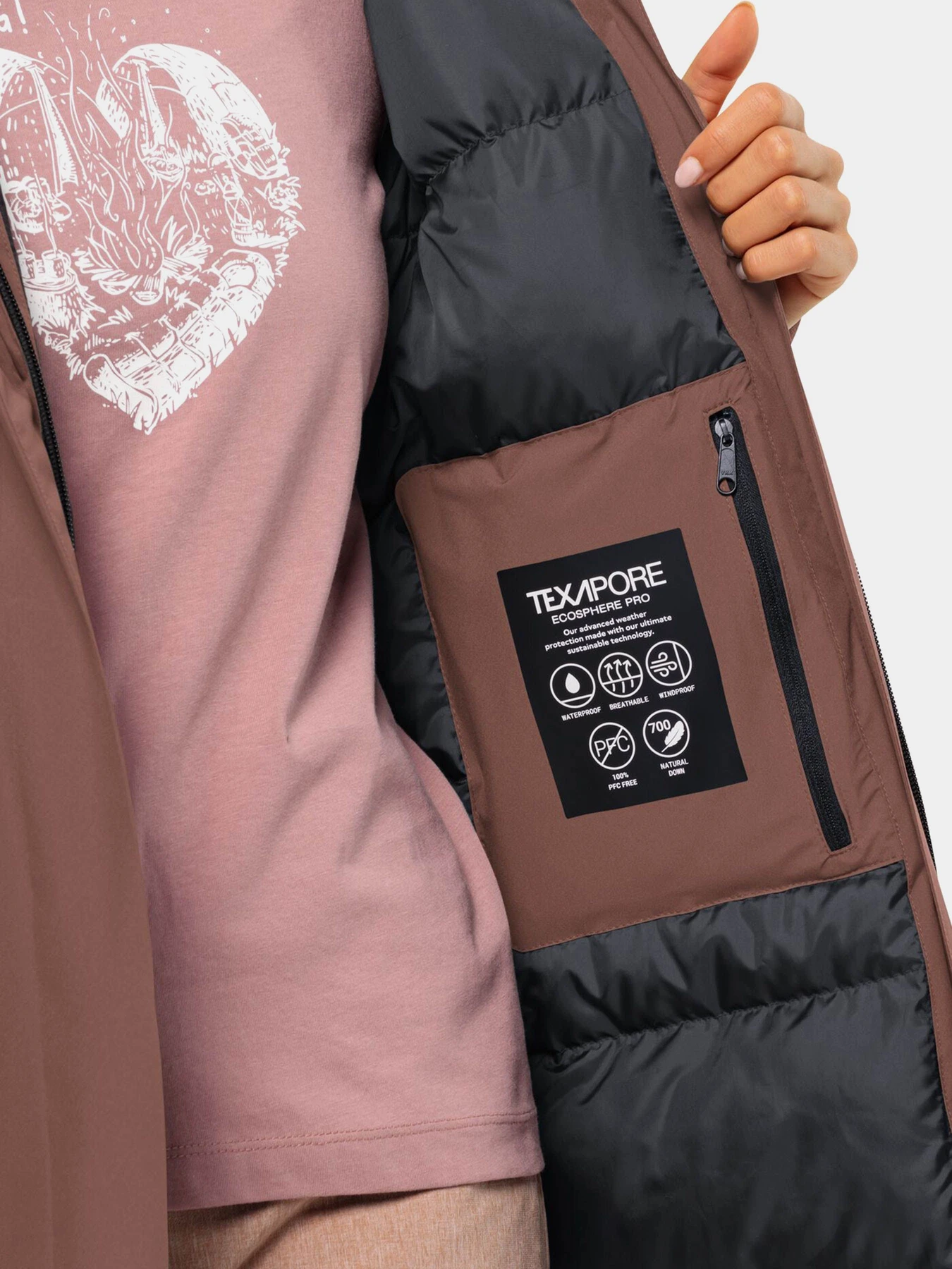 Куртки та дублянки Jack Wolfskin Luisenplatz модель 1116121_5165 Куртки та дублянки Jack Wolfskin Luisenplatz модель 1116121_5165 Фото