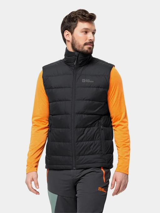 Куртки и дубленки Jack Wolfskin Ather Down Vest модель 1207691_6000 Фото