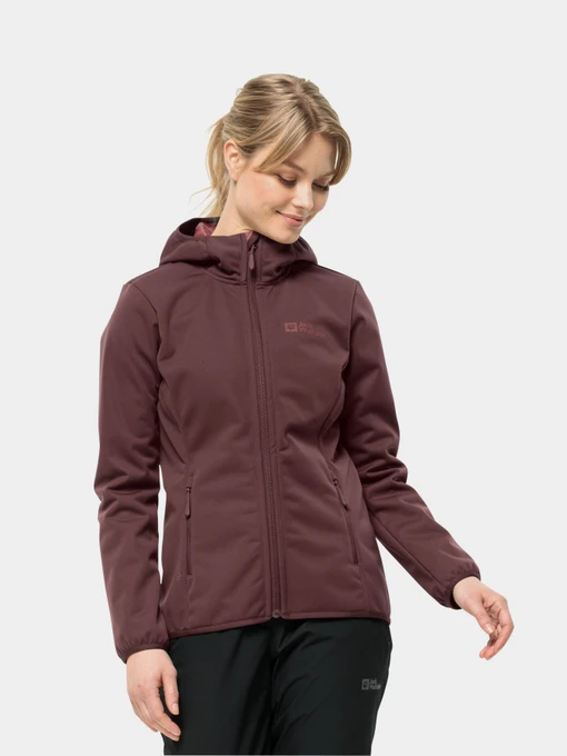 Куртки и дубленки Jack Wolfskin Windhain Hoody модель 1307481_2866 Фото
