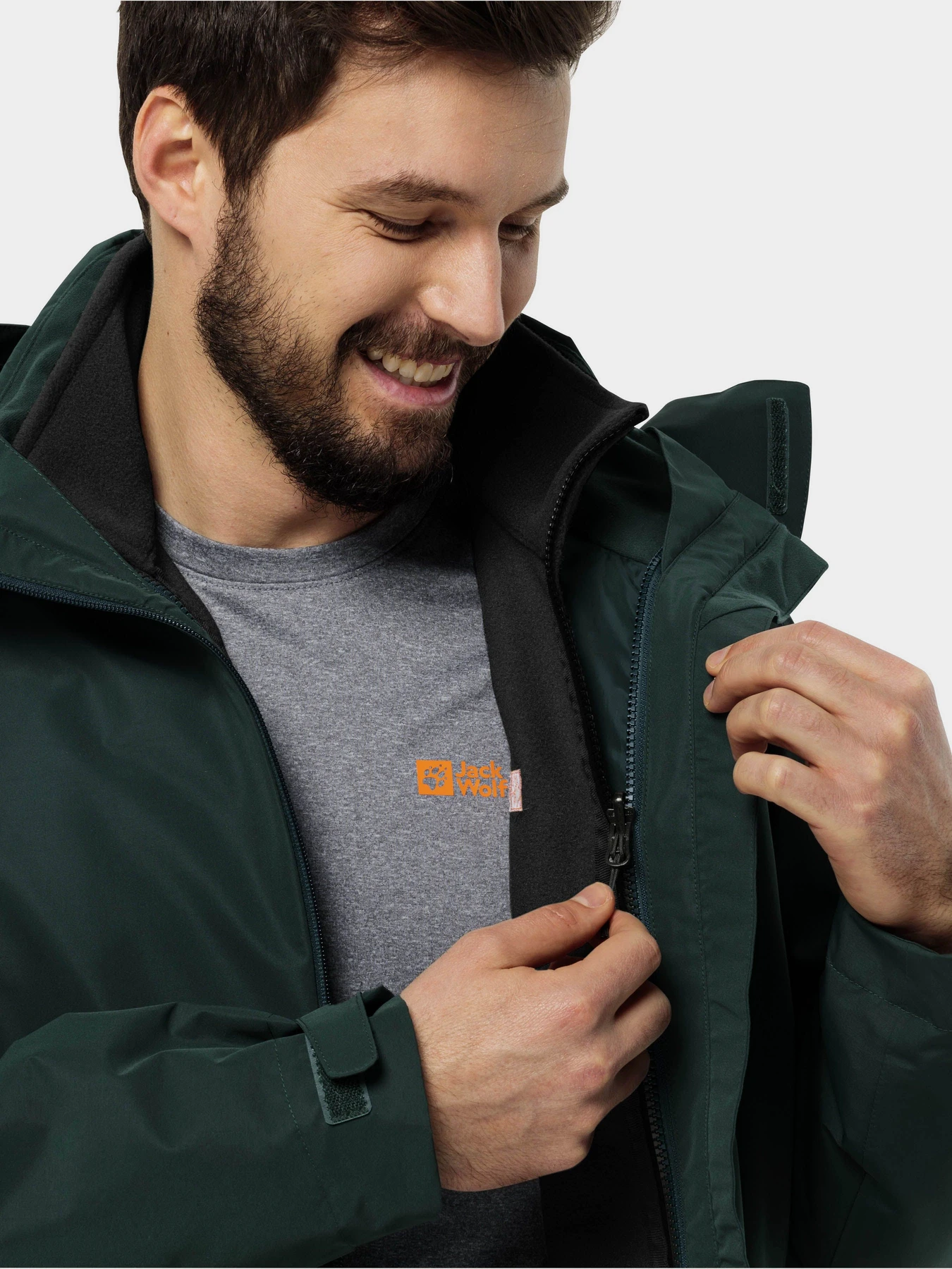 Худи и свитшоты Jack Wolfskin Winterstein Fz модель 1711371_6000 Фото