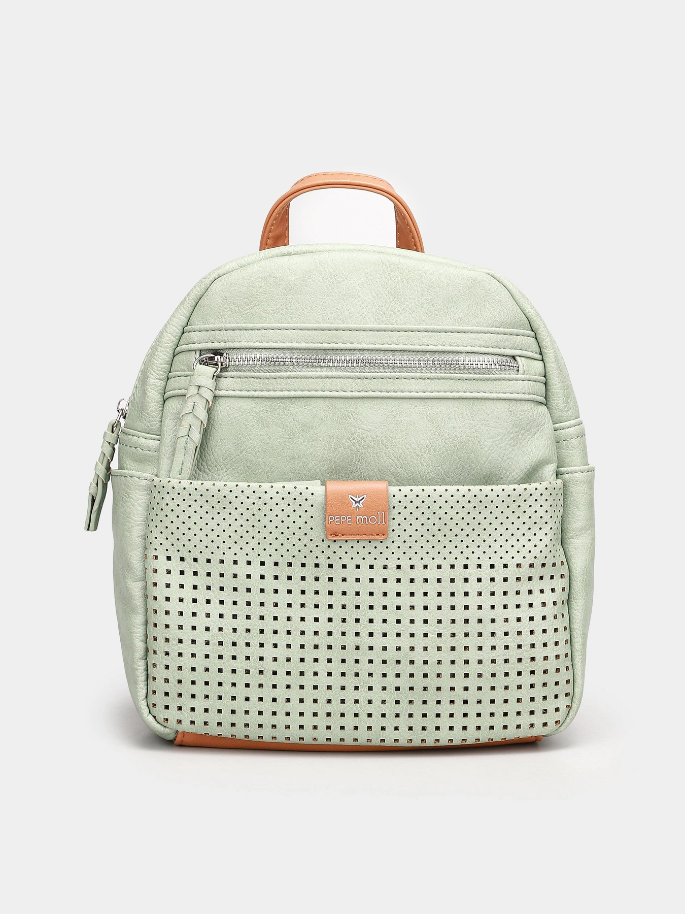 Рюкзаки PepeMoll модель 24133 aqua/tan Рюкзаки PepeMoll модель 24133 aqua/tan Фото