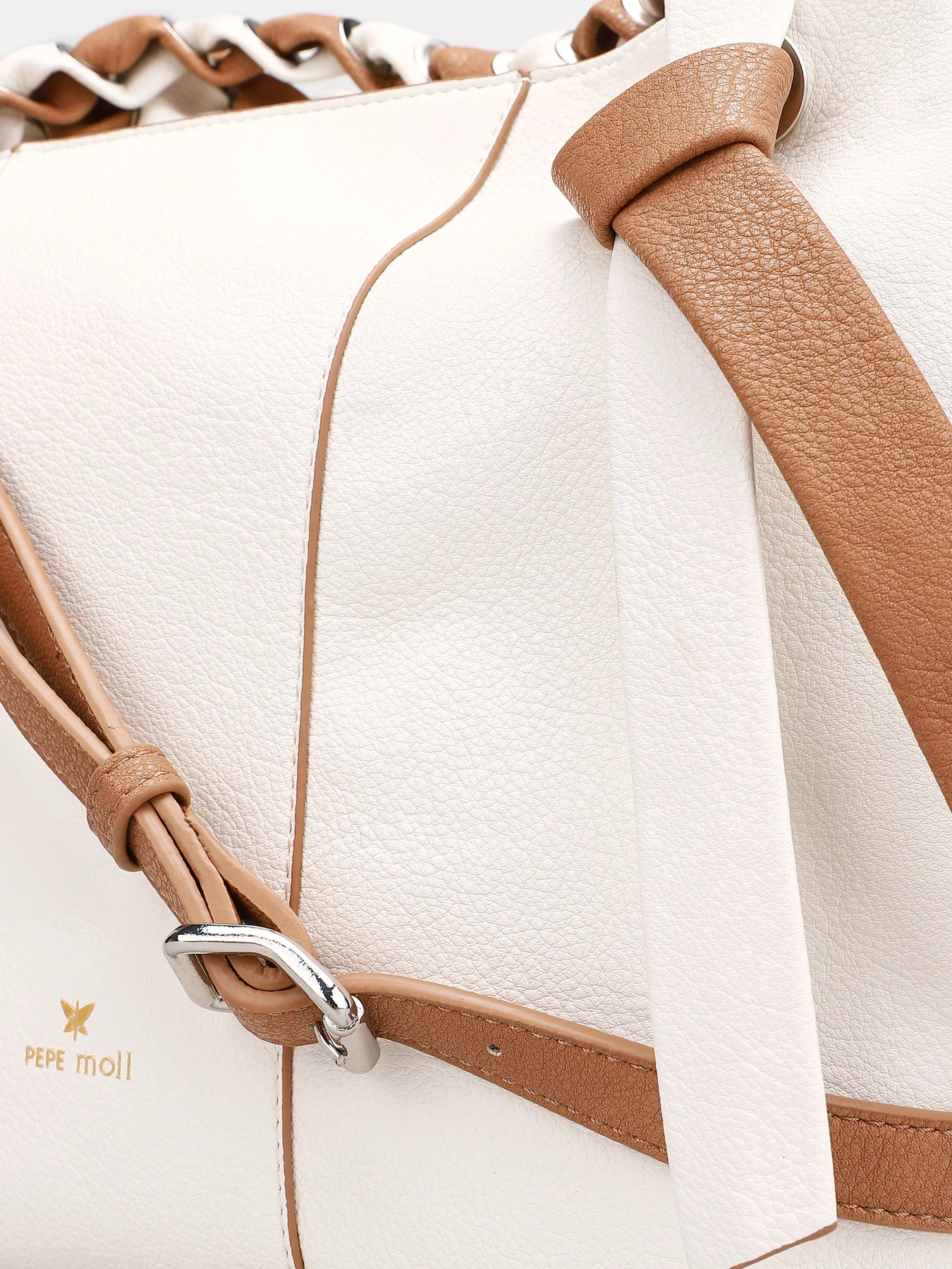 Сумки PepeMoll модель 28131 blanco/taupe Сумки PepeMoll модель 28131 blanco/taupe Фото