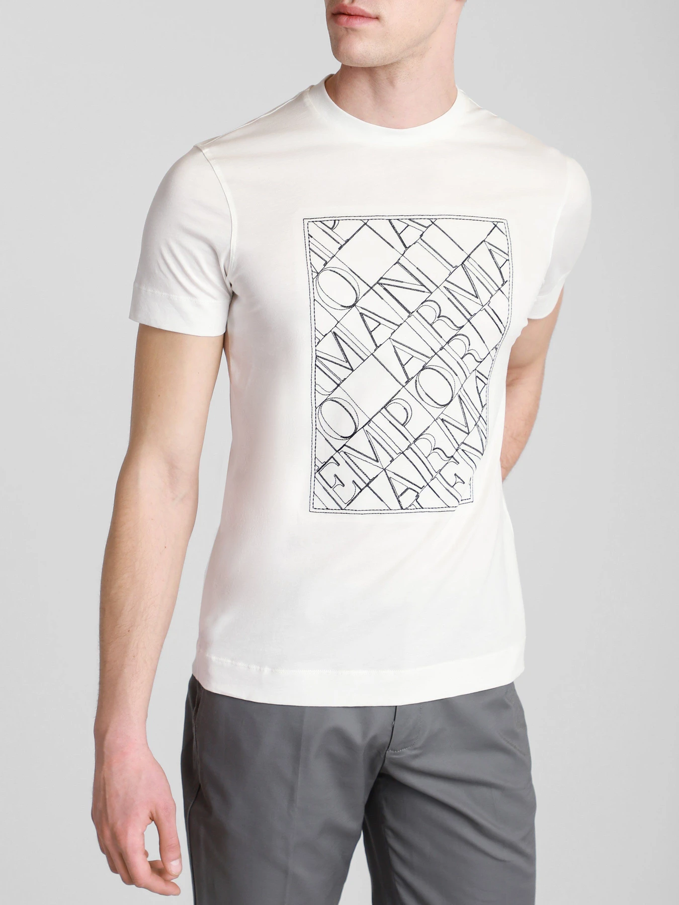 Футболки и поло Emporio Armani модель 3K1TM1-1JDXZ-0101 Футболки и поло Emporio Armani модель 3K1TM1-1JDXZ-0101 Фото
