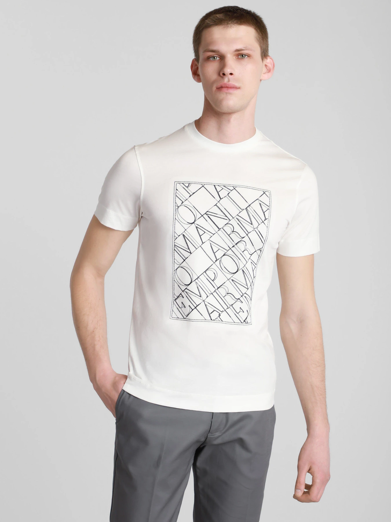 Футболки и поло Emporio Armani модель 3K1TM1-1JDXZ-0101 Футболки и поло Emporio Armani модель 3K1TM1-1JDXZ-0101 Фото
