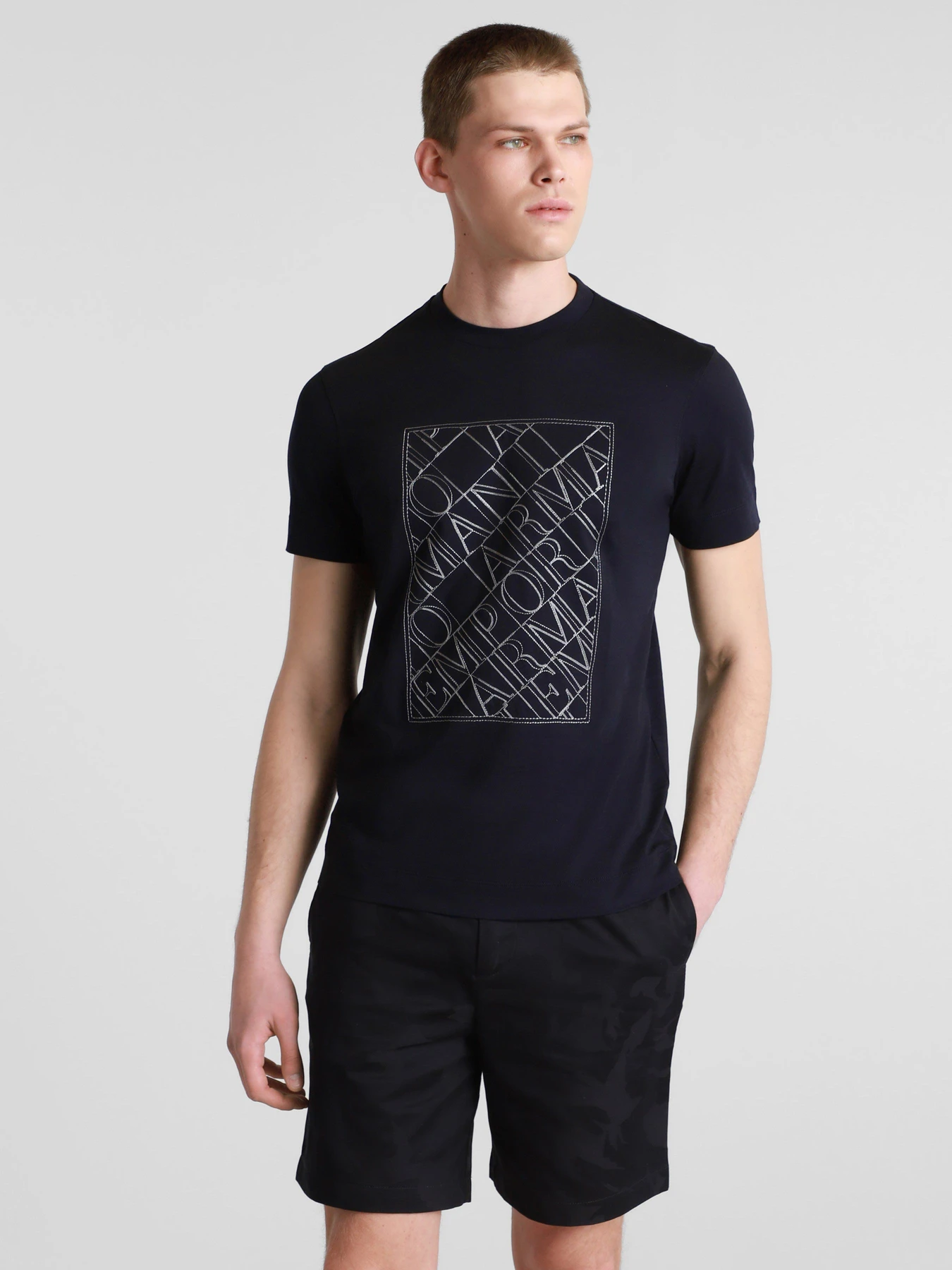 Футболки и поло Emporio Armani модель 3K1TM1-1JDXZ-0920 Футболки и поло Emporio Armani модель 3K1TM1-1JDXZ-0920 Фото