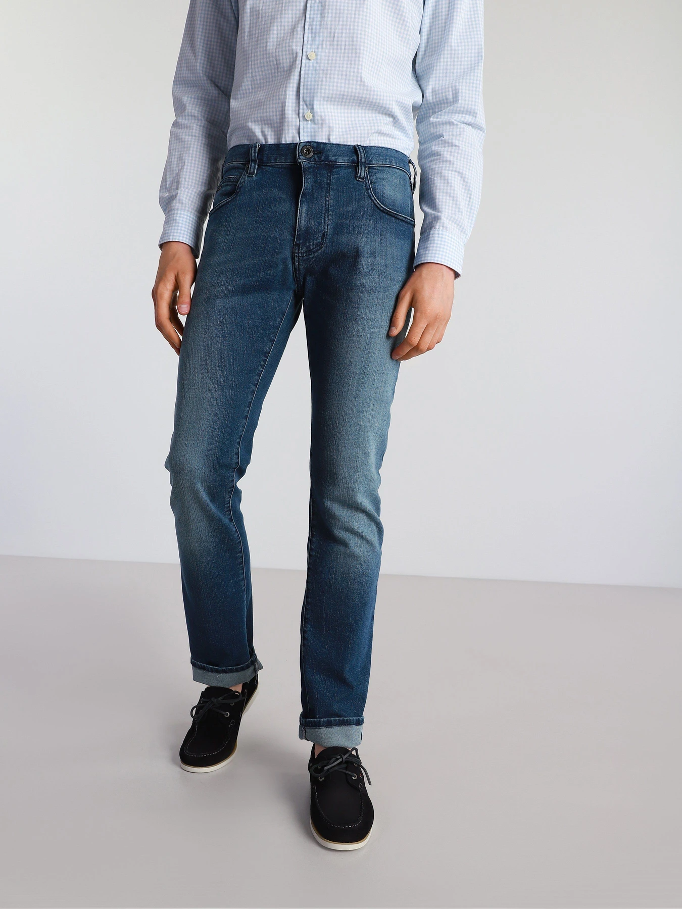 Джинсы Emporio Armani Slim модель 3K1J45-1DX2Z-0942 Джинсы Emporio Armani Slim модель 3K1J45-1DX2Z-0942 Фото