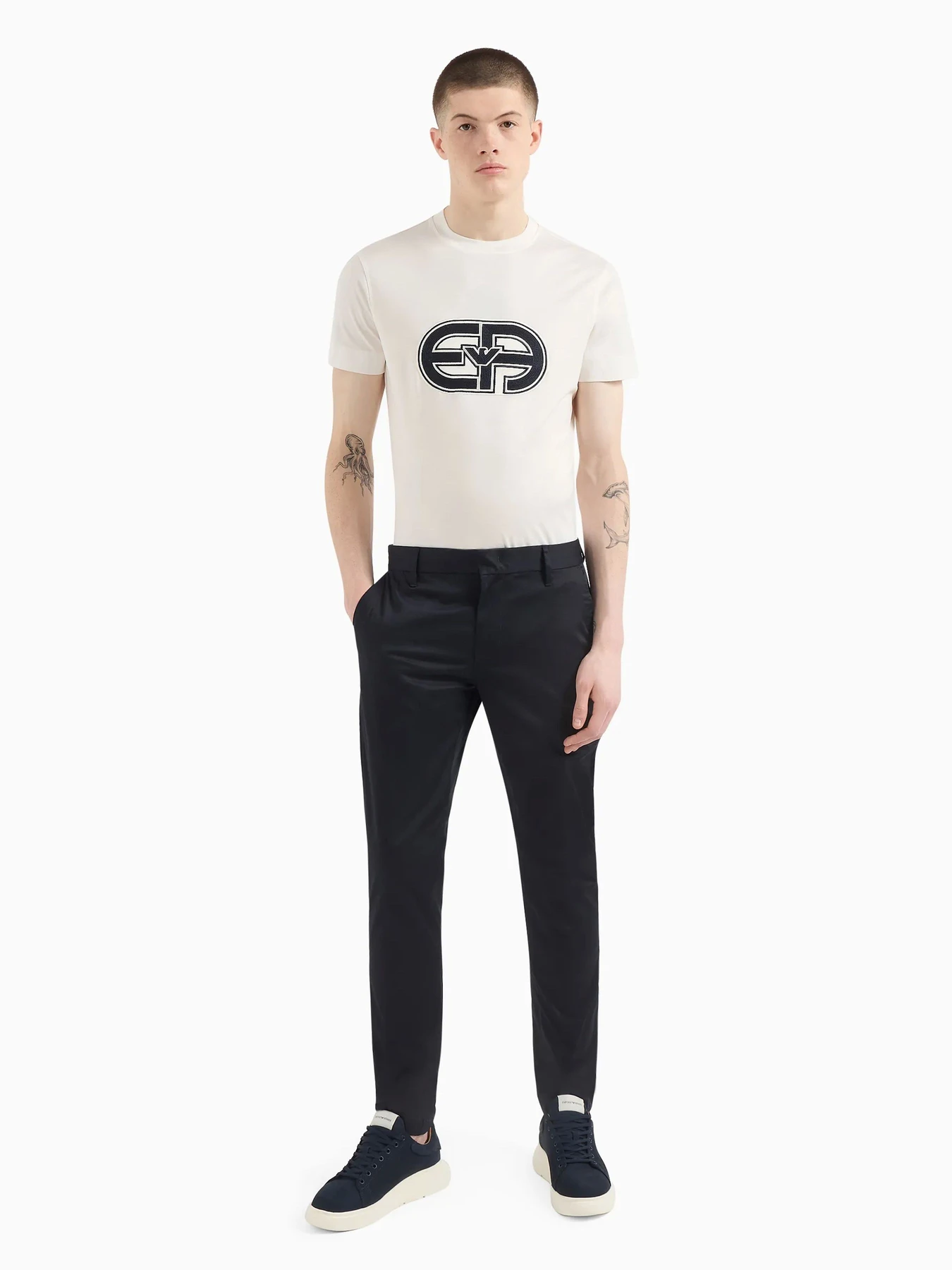 Брюки Emporio Armani модель 8N1P15-1NJ7Z-0919 Брюки Emporio Armani модель 8N1P15-1NJ7Z-0919 Фото