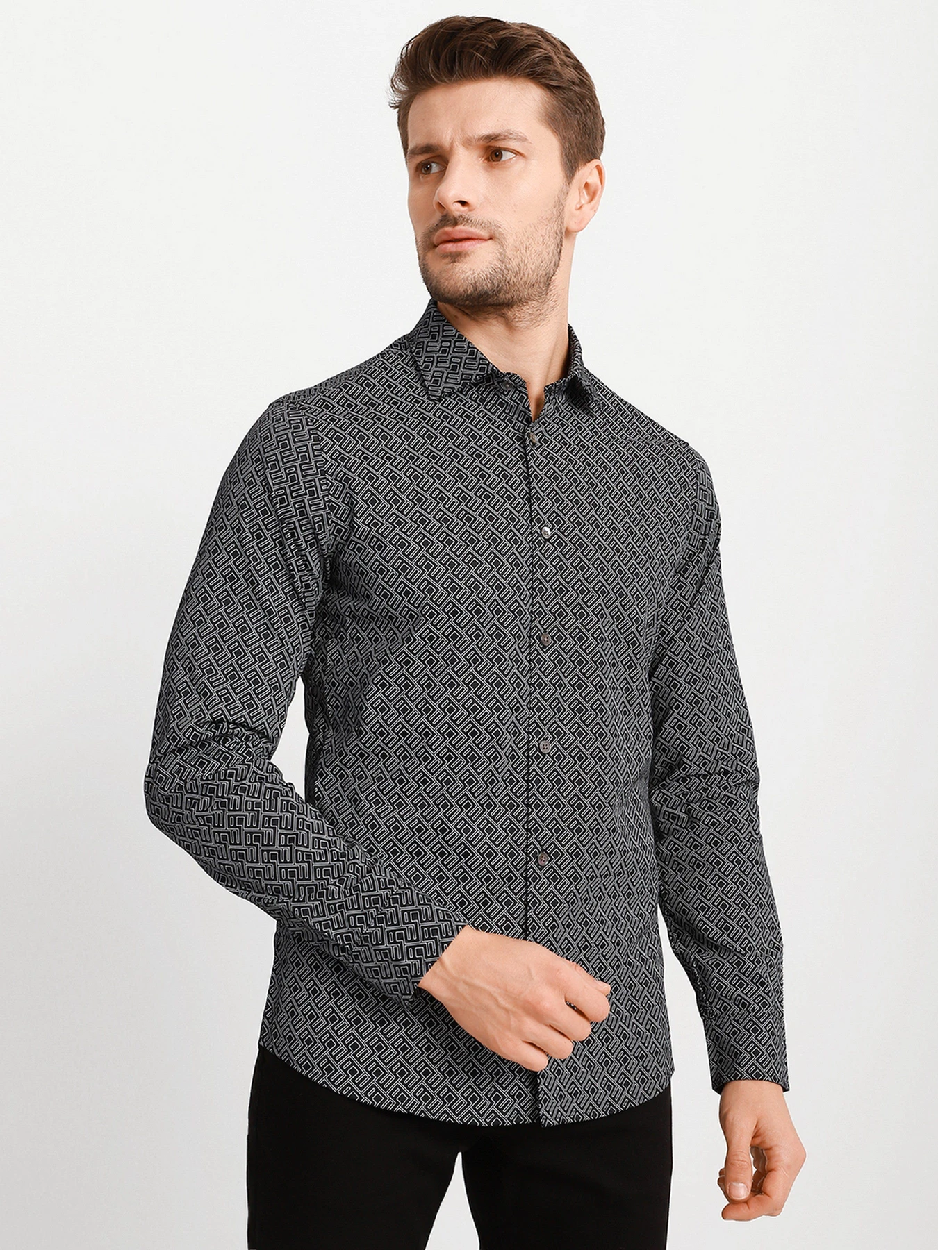 Рубашки Emporio Armani модель 6K1C65-1NPBZ-F968 Рубашки Emporio Armani модель 6K1C65-1NPBZ-F968 Фото