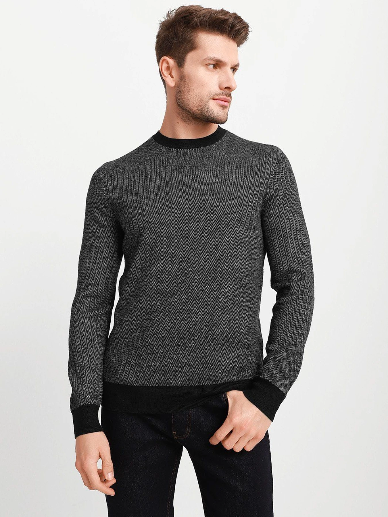 Свитры и кардиганы Emporio Armani модель 6K1MXP-1MQYZ-F933 Свитры и кардиганы Emporio Armani модель 6K1MXP-1MQYZ-F933 Фото