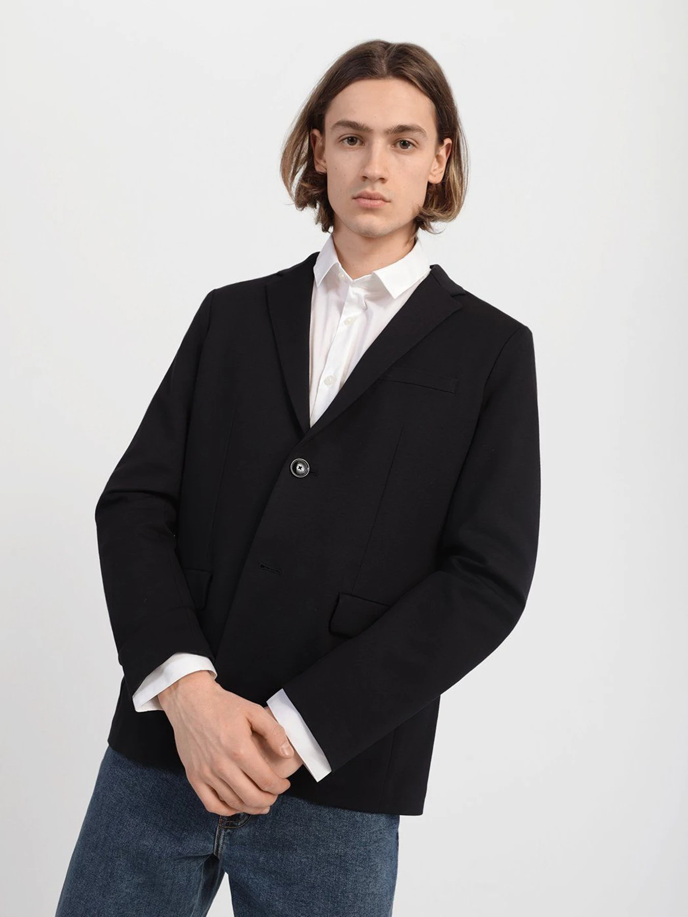 Пиджаки Emporio Armani модель 8N1G81-1JEZZ-0920 Пиджаки Emporio Armani модель 8N1G81-1JEZZ-0920 Фото
